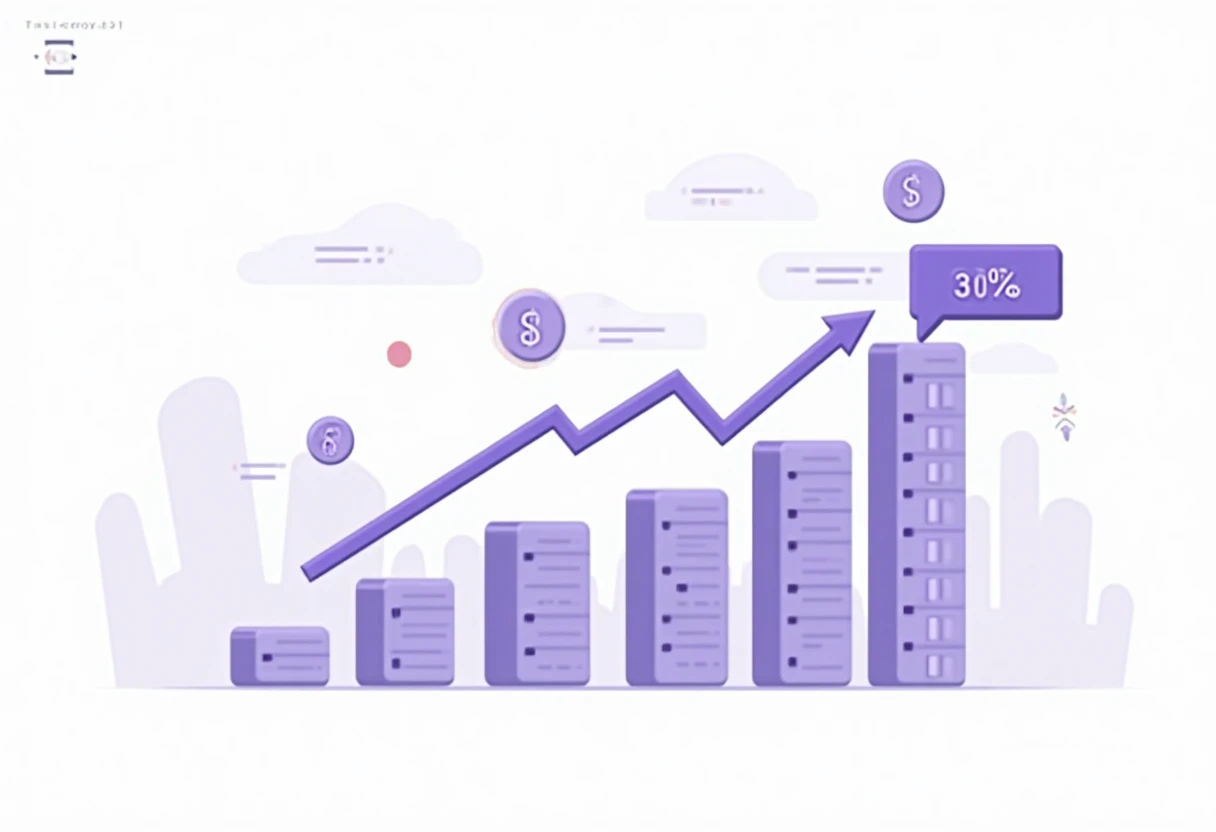 Graphique des coûts de financement auto