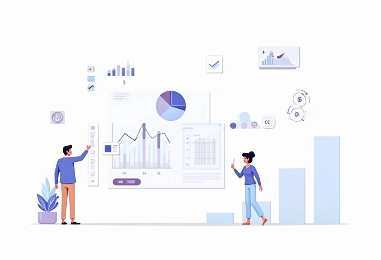 Accessible loan planning illustration