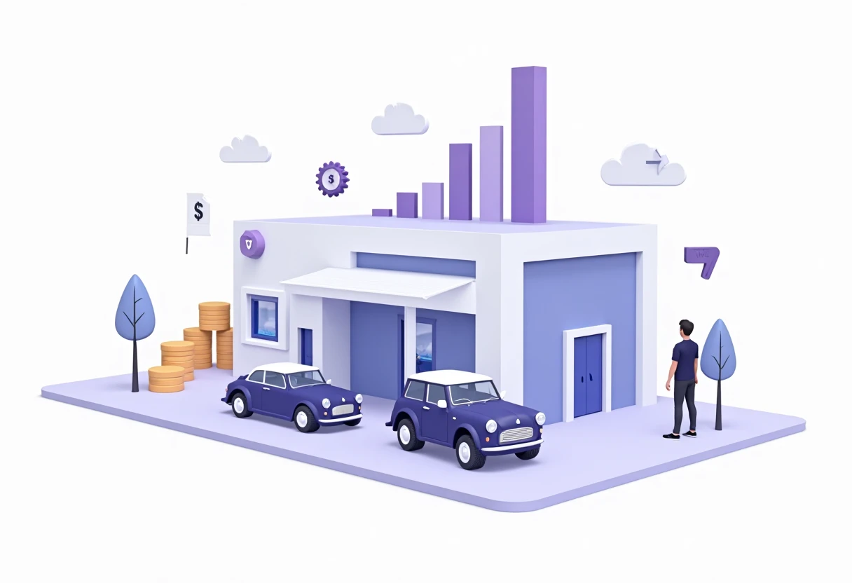 Car dealership with financial integration